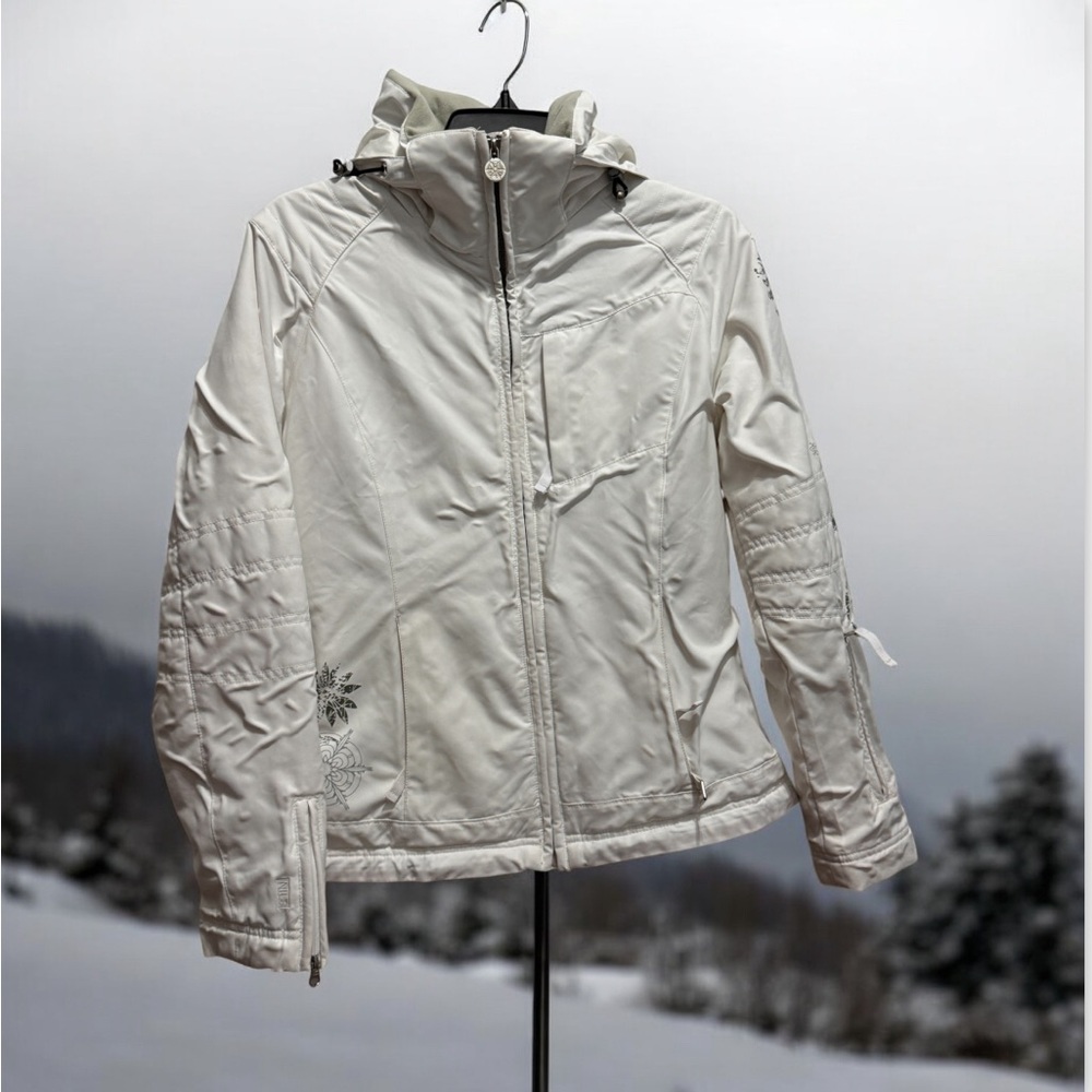 Nils women’s size small white ski snow jacket